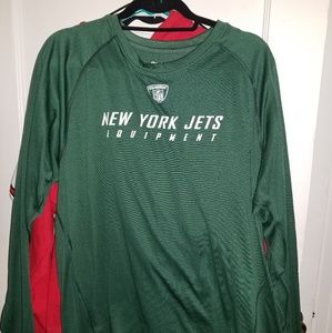 New York Jets Rbk Reebok long sleeve shirt large